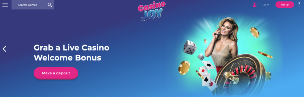 casino joy welcome
