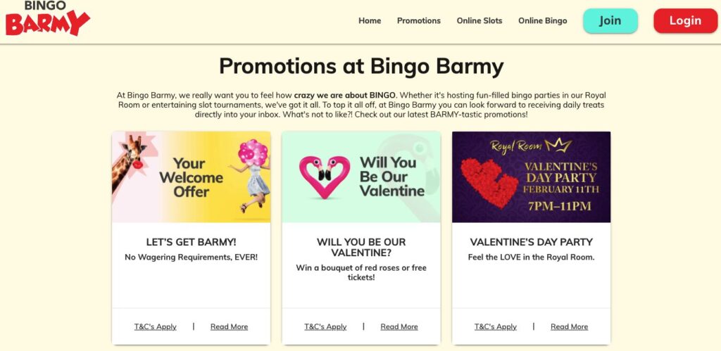 bingo barmy promotions